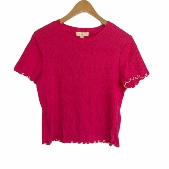Anthropologie Cathleen Textured Tee - Picture 2 of 3